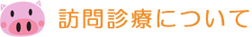 訪問診療について